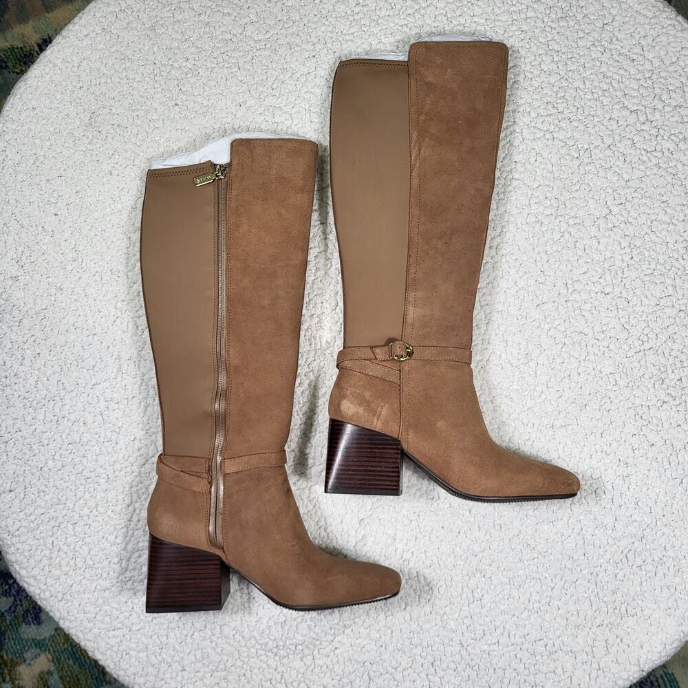 NEW Blondo Twyla Knee High Waterproof Boot TAUPE SUEDE Women's size 11
